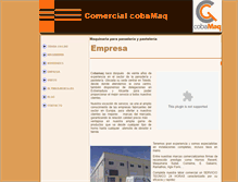 Tablet Screenshot of cobamaq.com